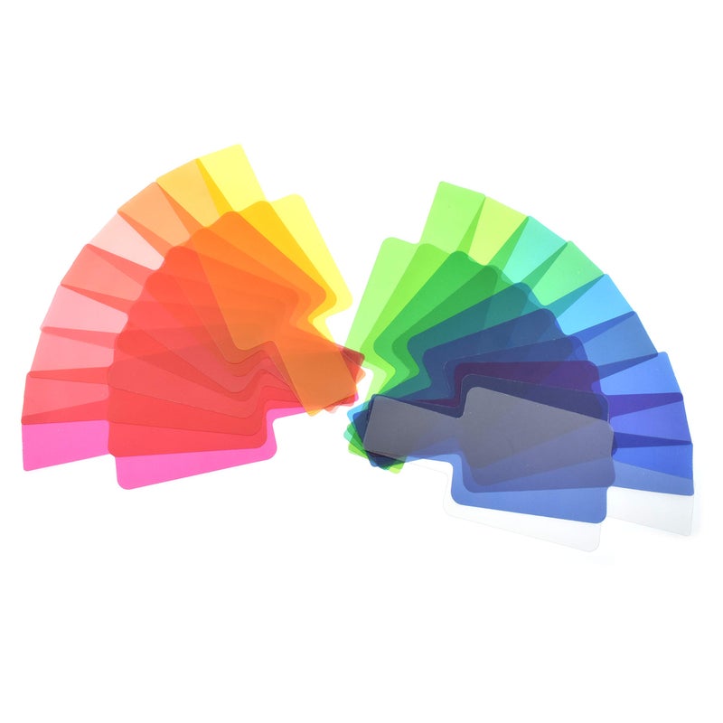 Odinest Flash Gels for Speedlight Lighting Filter: Color gels for Photography - Camera Gel for Speedlite Flash - 20Colors - Image 4